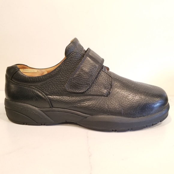 Dr. Comfort Will X-Depth Mens Therapeutic Monk Strap Casual Shoes Black Leather main image 6